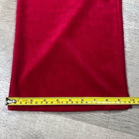 Style & Co. Sport, Red Velour Wide Leg Track Pants Elastic Waist Women’s X-Large - Picture 4 of 11
